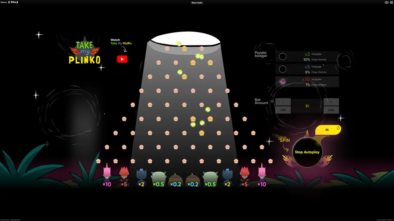 Plinko Online-Schnittstelle und Funktionen